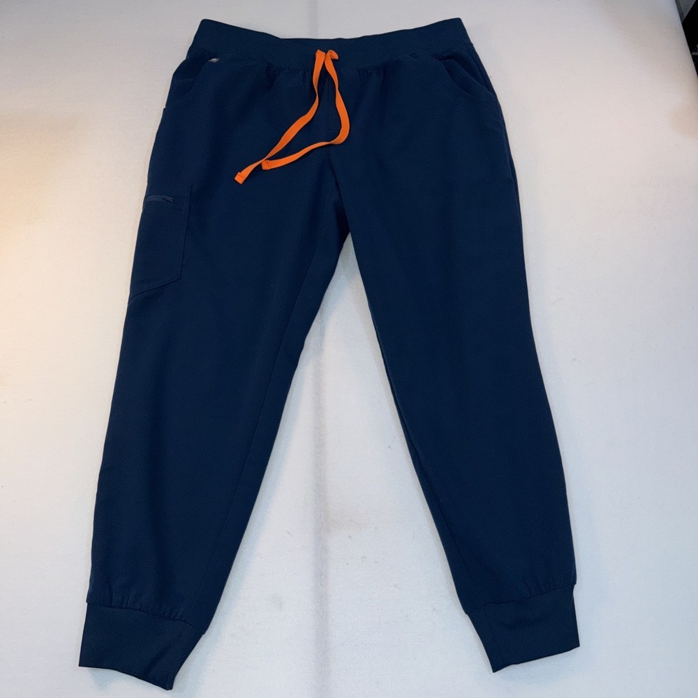 FIGS Zamora Jogger Scrub Pants Womens XL P Dark Teal‎ Blue Technical Collection